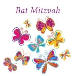 Bat Mitzvah Greeting Card