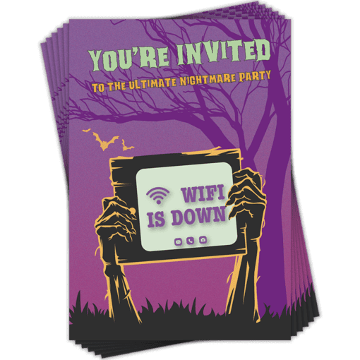 Halloween Invitations 6 pack