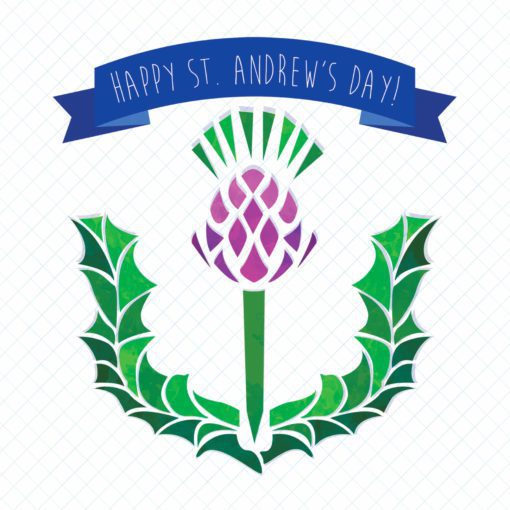 St Andrew's Day Greeting Card