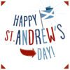 St Andrews Day Card