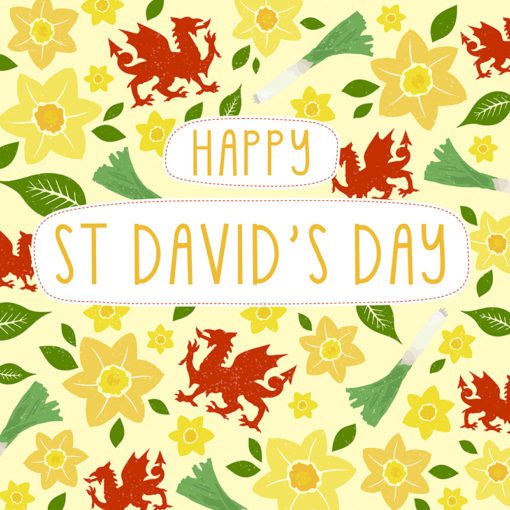 St Davids Day Card