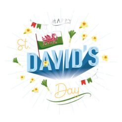 St David's Day Card