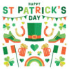 St Patricks Day artefacts Card